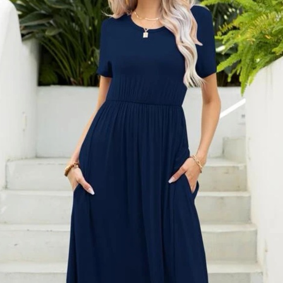 Pocket Maxi A-Line Dress - Picture 2 of 6